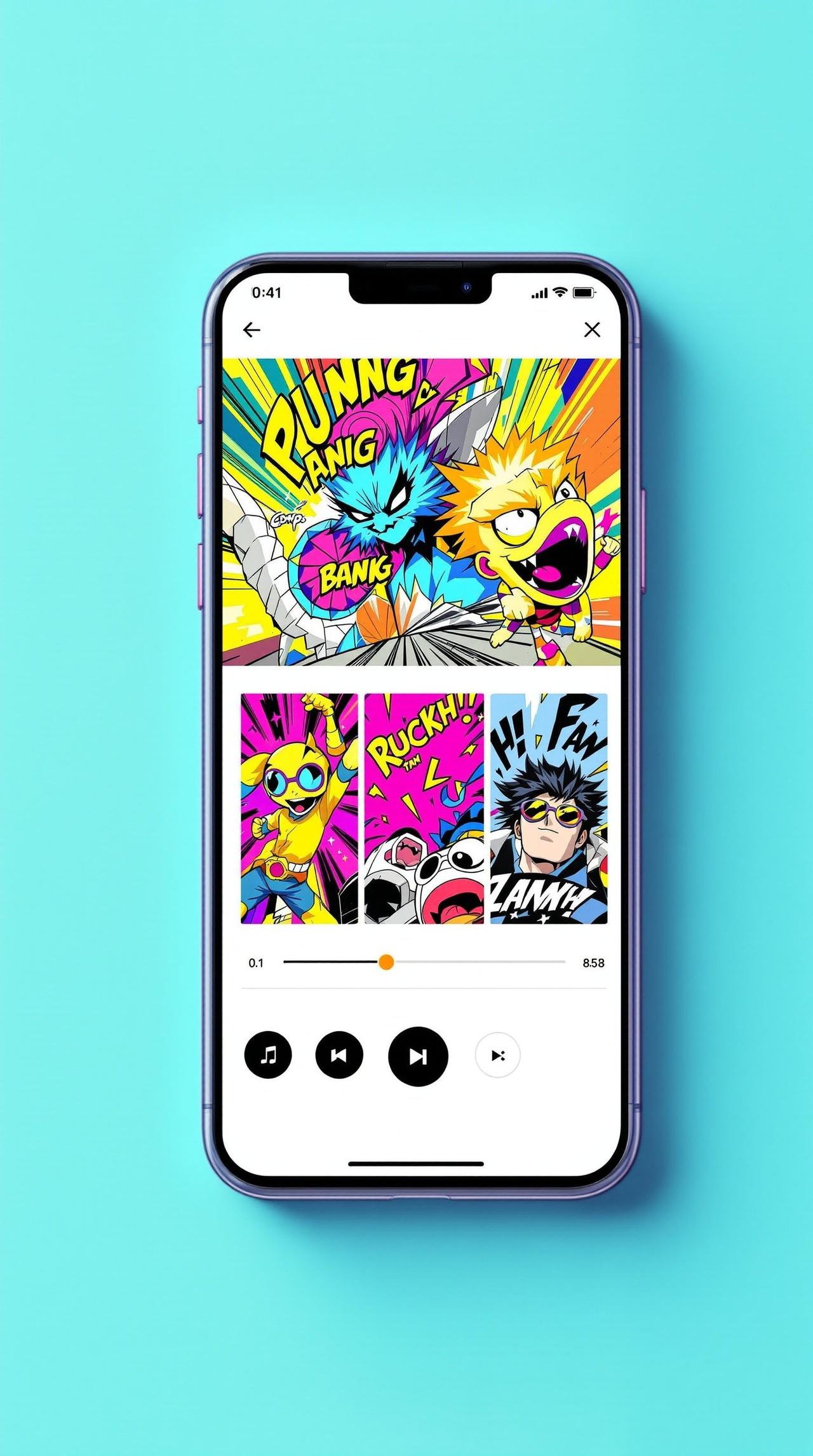 漫蛙漫画APP界面截图